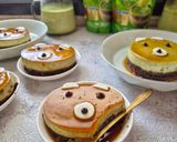 Foto langkah ke 11 dari resep Matcha Flan Cake.