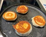 A picture of step 5 of Fluffy Pancakes (eggless).