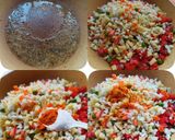 A picture of step 2 of Mixed Veg Subji.