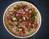 A picture of step 2 of Roti nachos.