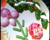 A picture of step 9 of Spinach paneer grilled roles.