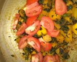 A picture of step 3 of Moringa Pumpkin khichdi.