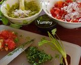 รูปขั้นตอนการทำที่ 4 ของ Guacamole, pico dip with chips