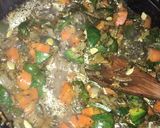 Foto del paso 3 de la receta: Revuelto de verduras y riso de espinaca