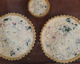 Foto langkah ke 5 dari resep Quiche Smoked Beef & Spinach.