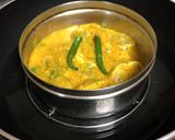 A picture of step 2 of Aam Kasundi Chingri Bhapa (Steamed Mango Mustard Prawn Curry - Bong style).