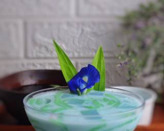 Es Cendol In the blue - Step 4