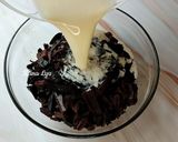 Foto langkah ke 9 dari resep Kek Coklat Ketagih Viral Versi Ekonomis.