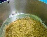 A picture of step 6 of Gun powder (for iddli and dosa side dish).