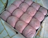 Foto langkah ke 8 dari resep Roti Sobek Ubi Ungu Kukus.