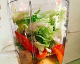 Hình bước làm 2 của món Sinh tố detox