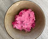 A picture of step 4 of Beetroot Chicken Russian salad.