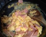 Foto del paso 6 de la receta: Huevos revueltos/batidos con mortadela
