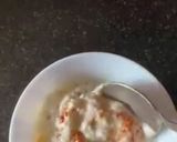 A picture of step 3 of Bread Dahivada.