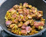 Une image de l'étape 15 de Lentilles Vertes au Veau, Carottes, Tomates et Ananas.