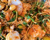 รูปขั้นตอนการทำที่ 5 ของ อาหารทะเลนึ่งรสเผ็ดสูตรเกาหลี+ไทย 해물찜 (แฮมุลจิม) Steamed seafood 🦐🦑style by barbie👩🏼🍳