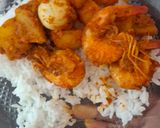Foto langkah ke 2 dari resep Sambalado Udang Kentang Telur puyuh.