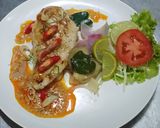 รูปขั้นตอนการทำที่ 10 ของ สเต๊กอกไก่ซอสต้มยำ