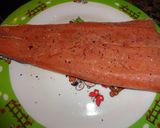 Foto del paso 4 de la receta: Filete de salmón a la plancha con calabaza