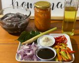 Foto langkah ke 1 dari resep Cumi Minyak Hitam Khas Melayu.