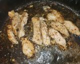A picture of step 5 of Tuscan Chicken & Shrimp pasta.