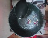 Foto langkah ke 3 dari resep Bubur Udang Buncis.