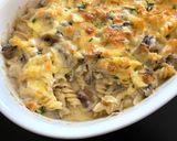 A picture of step 8 of Creamy Mushroom & Pasta Bake.
