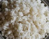 A picture of step 2 of Kodo millet Coriander rice.