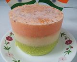 A picture of step 12 of Tiranga Kulfi.