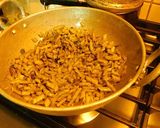 A picture of step 3 of Cluster beans Paruppu usili.