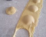 A picture of step 4 of Ricotta and Bell Pepper Ravioli in Special Carbonara.