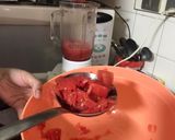 A picture of step 1 of Watermelon juice.