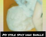 A picture of step 3 of My style spicy Dahi Bhalle.