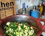 Foto langkah ke 7 dari resep Tumis Tempe Pete Daun Melinjo.