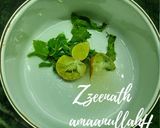 A picture of step 1 of Virgin Cucumber and Mint Mojito.