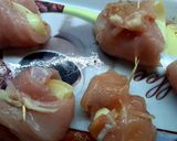 Baconbe göngyölt csirkemell recept fázis 2 fotója