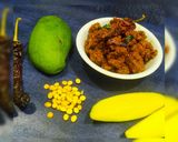 A picture of step 3 of Mango chutney.