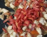A picture of step 4 of Chicken macroni.