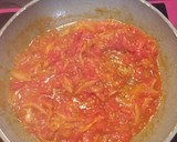 Foto del paso 2 de la receta: Huevos revueltos con judías y tomate