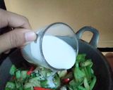 Foto langkah ke 3 dari resep Lodeh lompong kuah susu.