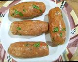 A picture of step 1 of Galawat ke kabab.