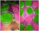 Foto langkah ke 7 dari resep Puding susu mawar kaca.