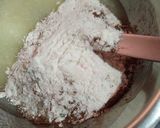 A picture of step 5 of Dalgona Coffee Red Velvet Cake.