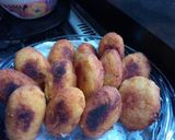 Foto del paso 3 de la receta: Tortitas de plátano rellenas de queso