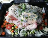 Ízletes sült csirke recept fázis 5 fotója