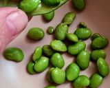 Foto del paso 4 de la receta: Edamame 🫛 snack saludable de soja fresca, soja verde 🗾 un básico en Japón 🇯🇵