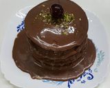 صورة لخطوة 7 من وصفة بان كيك بالكاكاو وصوص الشوكولا 😋