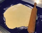 Une image de l'étape 2 de Tarte aux pêches de vigne pâte brisée aux deux laits.