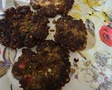 A picture of step 3 of Peshawari Chapal kababs.
