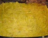 Foto del paso 2 de la receta: Pastel de plátanos (machos) relleno de quesos y jamón